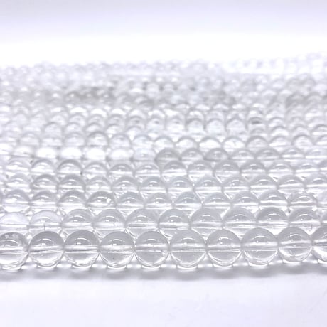 ガネーシュヒマール産ヒマラヤ水晶ビーズ8mm/Ganesh Himal Himalayan Quartz Beads