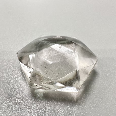【ガネッシュヒマール産】天然ヒマラヤ水晶"ヘキサゴン六芒星"ルース⑥/Ganesh Himal Himalayan Quartz Hexagon×Hexagram Loose