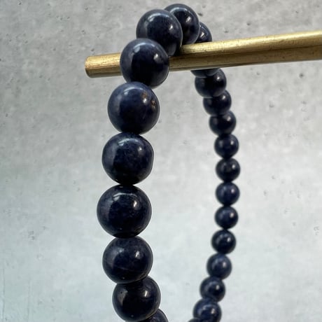 【天然サファイア】ブレスレット(7mm/内径16cm②/Sapphire Bracelet