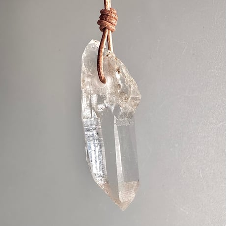 【ガネッシュヒマール産】天然ヒマラヤ水晶ペンダント/GaneshHimal Natural Pendant