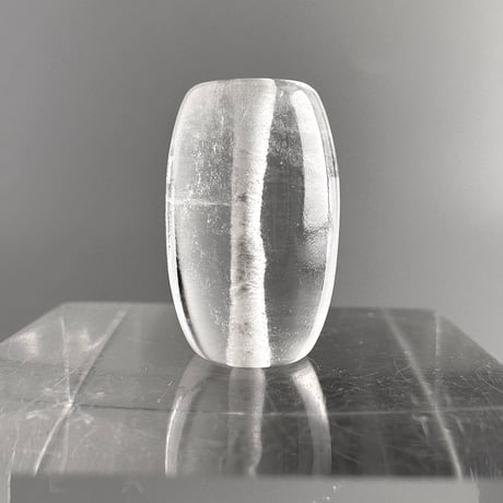 カイラス産"手磨き"天然ヒマラヤ水晶 バレルビーズ/Kailash Himalayan Quartz Barrel beads