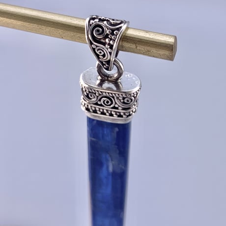 Mt.Fuji浄化🗻  ネパール産ヒマラヤカイヤナイトS/V925ペンダントトップA-3️⃣NEPAL Himalayan Kyanite Pendant Top