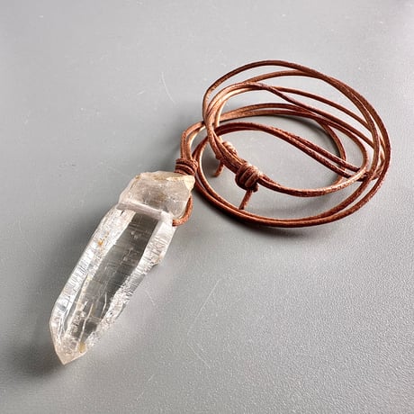 【ガネッシュヒマール産】 天然ヒマラヤ水晶ペンダント GaneshHimal Natural Pendant