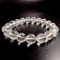 【アンナプルナ産】\"手磨き加工\"天然ヒマラヤ水晶ブレスレット③10mm内径16cm/Annapurna Himalayan Quartz  Bracelet