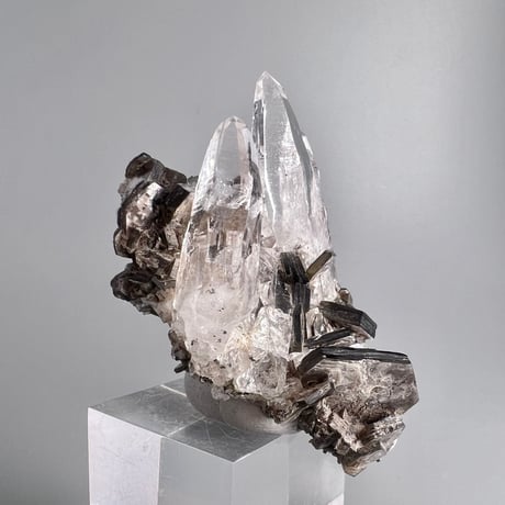 【ガネッシュヒマール産】天然ヒマラヤ水晶 (雲母付き)/Ganesh Himal Himalayan Quartz white Mica Cluster