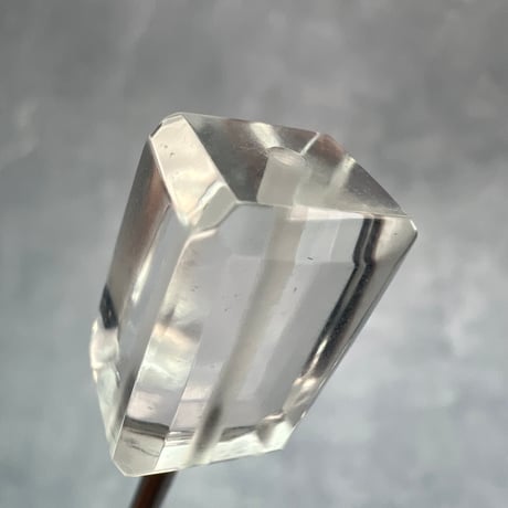 【ガネッシュヒマール産】天然ヒマラヤ水晶"手磨き加工"スクエアビーズ④/Ganesh Himal  Himalayan Quartz Square Beads