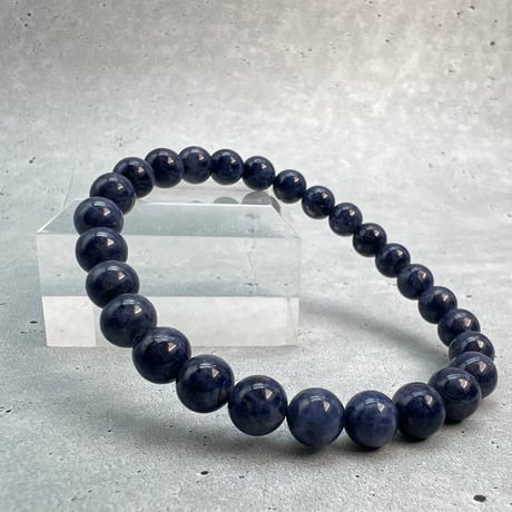 【天然サファイア】ブレスレット(6.8mm/15cm)②/Sapphire Bracelet