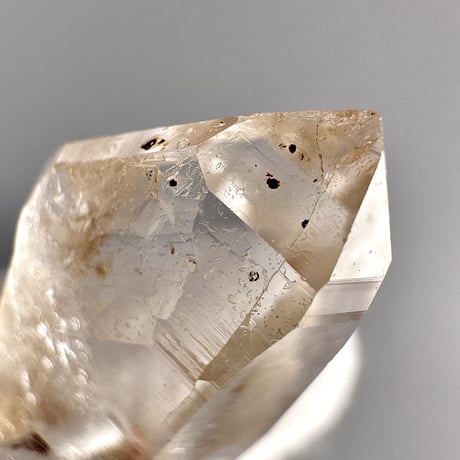 【ガネッシュヒマール産】リモナイトイン天然ヒマラヤ水晶ペンダント/GaneshHimal Limonite in Natural Pendant