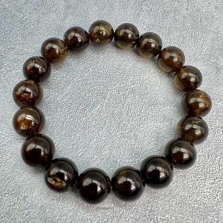 ネパール産🇳🇵ヒマラヤドラバイトトルマリン ブレスレット10.5mm内径15/Nepal Himalayan dravite tourmaline Bracelet