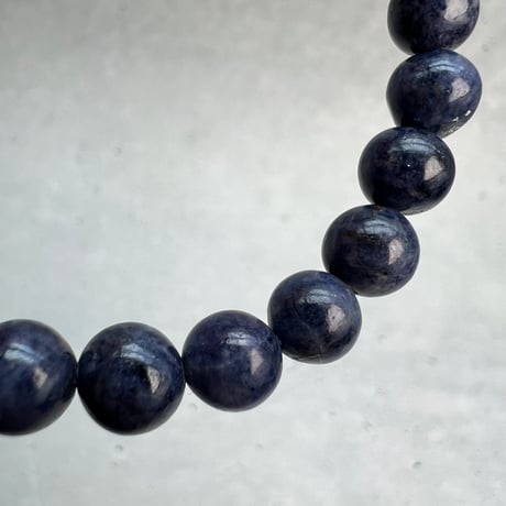 【天然サファイア】ブレスレット(6.8mm/内径17cm)/Sapphire Bracelet