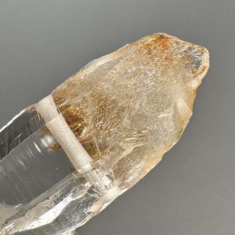 【ガネッシュヒマール産】リモナイトイン天然ヒマラヤ水晶ペンダントトップ/GaneshHimal Limonite in Natural Pendant Top