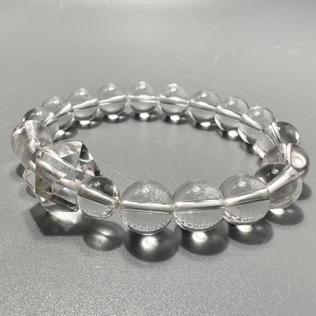 【ガネッシュヒマール産】天然ヒマラヤ水晶デザインブレスレット 内径15/GaneshHimal Design Bracelet
