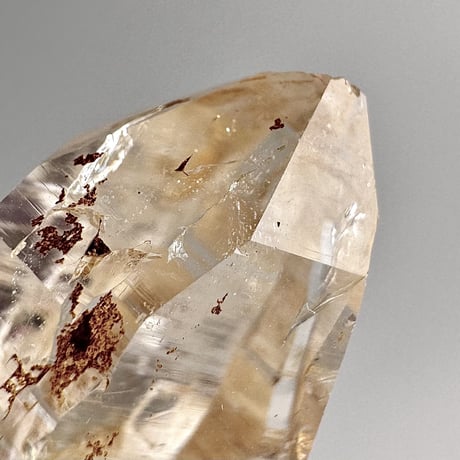 【ガネッシュヒマール産】リモナイトイン天然ヒマラヤ水晶 ④/Ganesh Himal Limonite in Himalayan Quartz