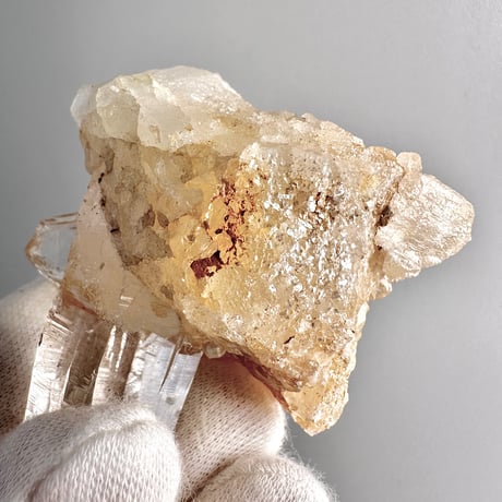 【ガネッシュヒマール産】リモナイトイン天然ヒマラヤ水晶/Ganesh Himal Limonite in Himalayan Quartz