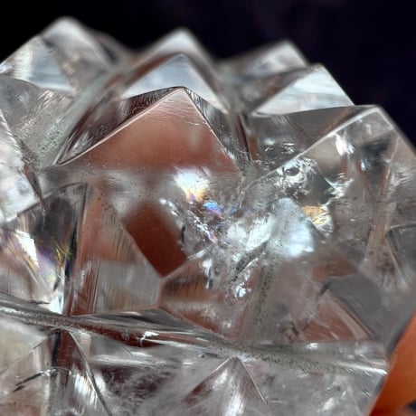 【マニハール産】 天然ヒマラヤ水晶"ピラミッドキューブ"④/Manihar Himalayan Quartz "Pyramid Cube"