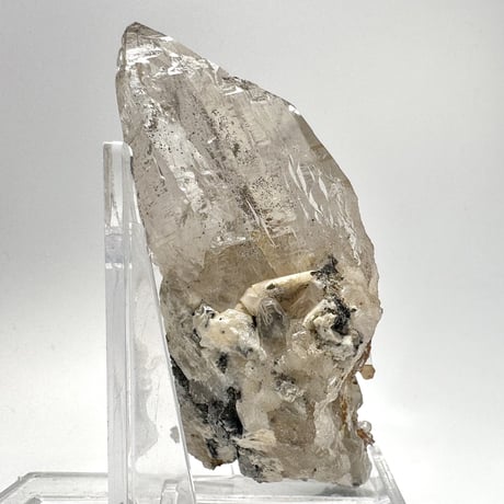【ガネッシュヒマール産】マイカ&リモナイトイン天然ヒマラヤ水⑭/Ganesh Himal Mica&Limonite in Himalayan Quartz