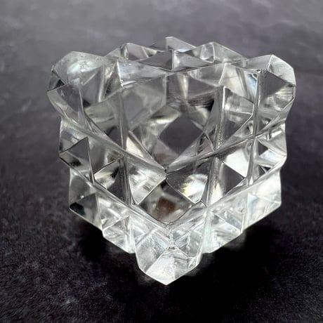 【マニハール産】 天然ヒマラヤ水晶"ピラミッドキューブ"⑧/Manihar Himalayan Quartz "Pyramid Cube"
