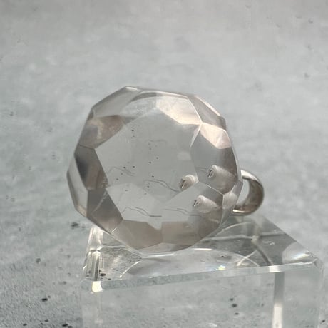 【ガネッシュヒマール産】天然ヒマラヤ水晶"手磨き加工"多面カットペンダントトップ/Ganesh Himal Himalayan Quartz Multicut Pendant Top