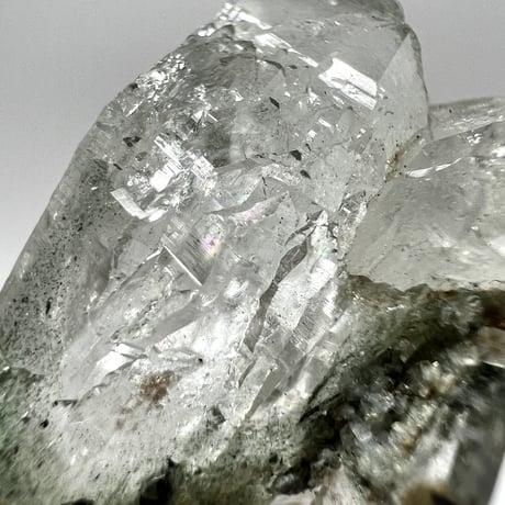 マナスル産クローライトインヒマラヤ水晶ポイント/Manaslu Chlorite in Himalayan Quartz Point