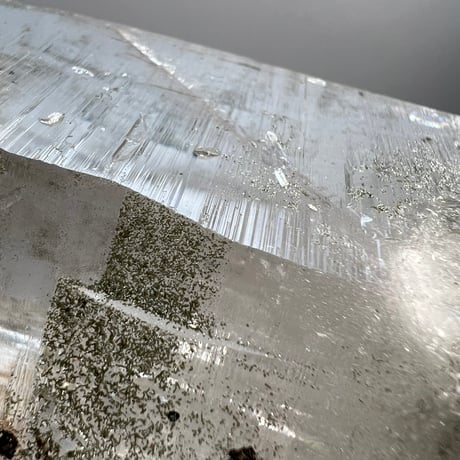 【ガネッシュヒマール産】クローライトイン天然ヒマラヤ水晶/Ganesh Himal Chlorite in Himalayan Quartz