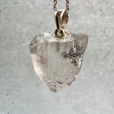 【カイラス産】天然ヒマラヤ水晶バチカン付きペンダントトップ④/Kailash Himalayan Quartz Pendant Top