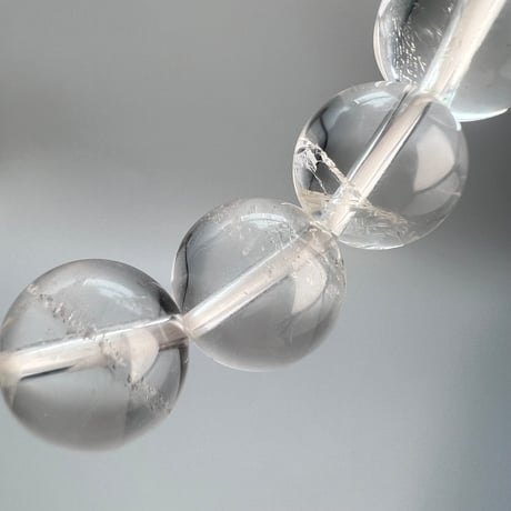 【デザインブレスレット】カイラス×ガネッシュヒマール天然ヒマラヤ水晶デザインブレスレット/Kailash×Ganesh Himal Himalayan Quartz Design Bracelet
