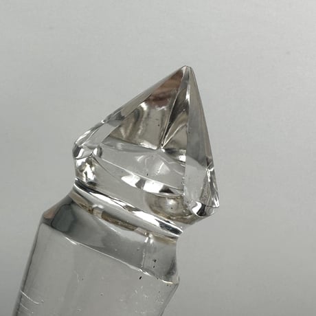 【ガネッシュヒマール産】天然ヒマラヤ水晶"手磨き加工"ペンデュラム(カット)/Ganesh Himal Himalayan Quartz Pendulum(Cut)