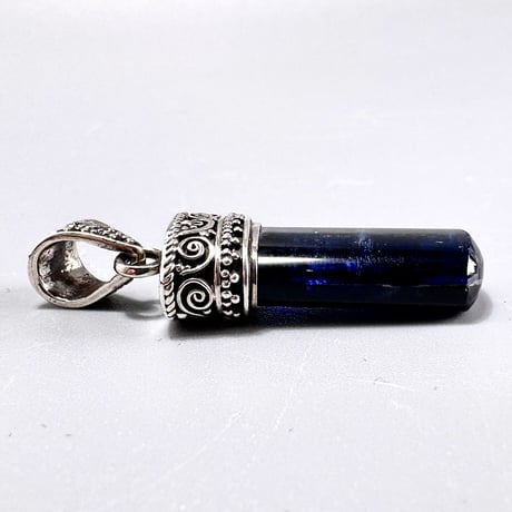 ネパール産ヒマラヤカイヤナイトS/V925ペンダントトップ ③ NEPAL Himalayan Kyanite Pendant Top