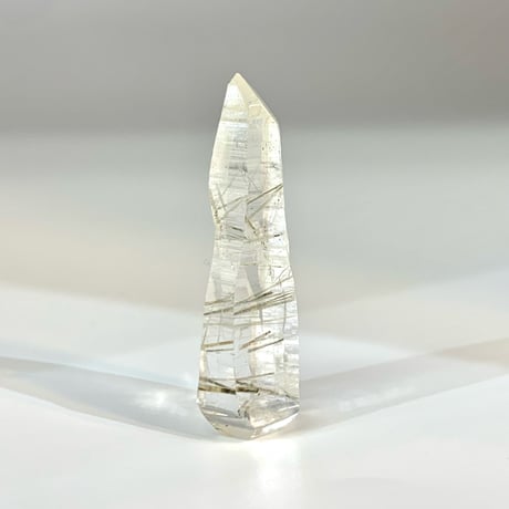 【ガネッシュヒマール産】アクチノライトイン天然ヒマラヤ水晶ミニポイント/Ganesh Himal Actinolite in Himalayan Quartz Mini Point