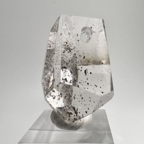 【ガネッシュヒマール産】雲母入り天然ヒマラヤ水晶 ペンダントトップ Ganesh Himal Mica in Himalayan Quartz  Pendant Top