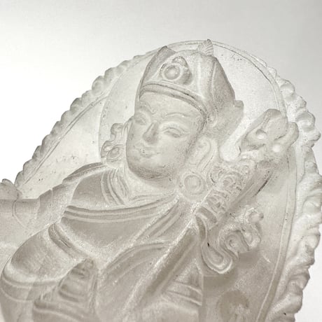 【ガネッシュヒマール産】天然ヒマラヤ水晶 "パドマサンバヴァ"仏像/ Ganesh himal himalayan quartz  "Padmasaṃbhava"