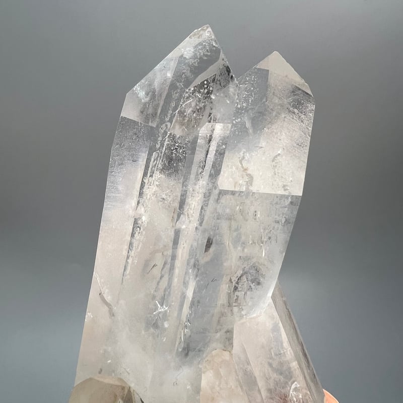 クリスタルクラスター ナチュラル クリスタル クラスター ブルー電気メッキ クォーツ