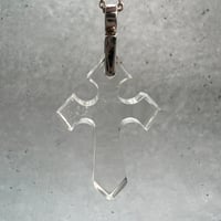 【ガネッシュヒマール産】天然ヒマラヤ水晶クロスペンダントトップ⑩/Ganesh Himal Himalayan Quartz Cross Pendant Top
