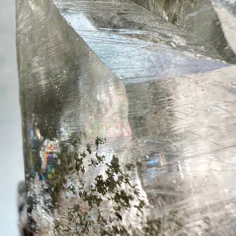 【ガネッシュヒマール産】クローライトイン天然ヒマラヤ水晶/Ganesh Himal Chlorite in Himalayan Quartz