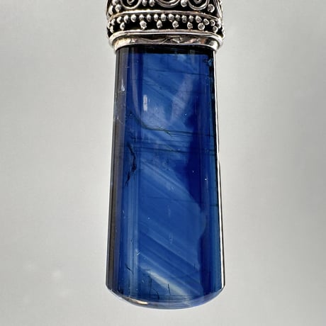 ネパール産ヒマラヤカイヤナイトS/V925ペンダントトップ ④ NEPAL Himalayan Kyanite Pendant Top