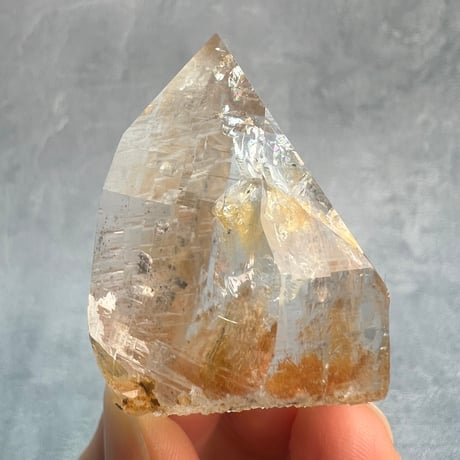 【ガネッシュヒマール産】リモナイトイン天然ヒマラヤ水晶/Ganesh Himal Limonite in Himalayan Quartz