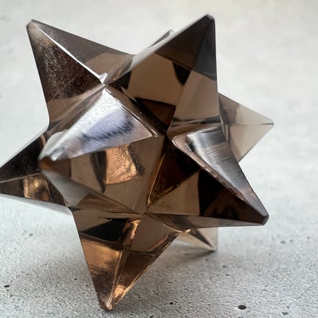 【ガウリシャンカール産】天然ヒマラヤスモーキークォーツアステロイド/Gaurishankar HimalayanSmoky Quartz "Asteroid"Super Markaba Star