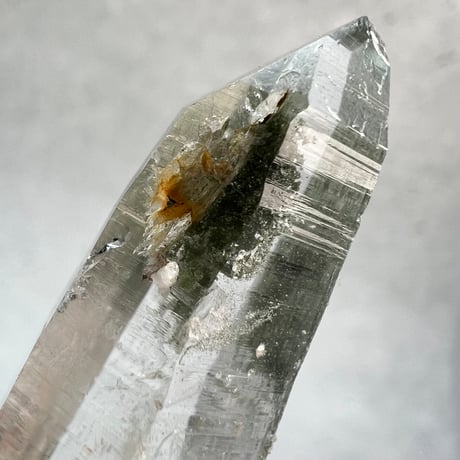 【ガネッシュヒマール産】クローライト&アクチノライトイン天然ヒマラヤ水晶/Ganesh Himal Chlorite&Actinorie in Himalayan Quartz