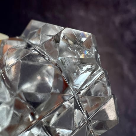 【マニハール産】 天然ヒマラヤ水晶"ピラミッドキューブ"③/Manihar Himalayan Quartz "Pyramid Cube"