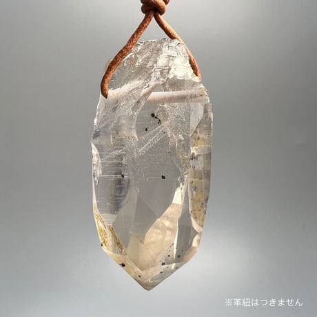 【ガネッシュヒマール産】天然ヒマラヤ水晶ペンダントトップ/Ganesh Himal Natural Pendant Top