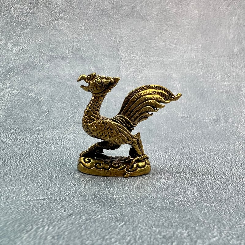真鍮製ミニ置物【縁起物】A/Brass Mini Statue 