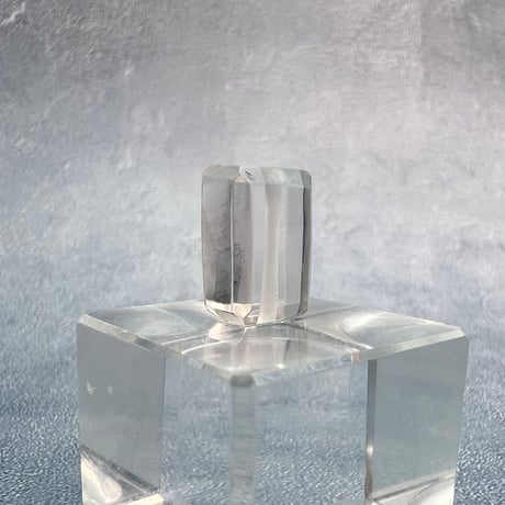 【ガウリシャンカール産】天然ヒマラヤスモーキークォーツ"手磨き加工"スクエアビーズ⑤/Gaurishankar Himalayan Smoky Quartz Square Beads