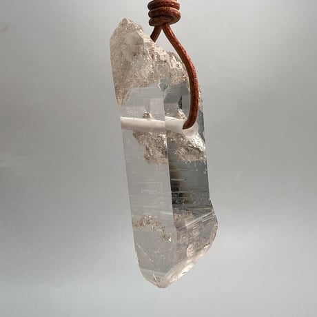 【ガネッシュヒマール産】天然ヒマラヤ水晶ペンダントトップ⑭/Ganesh Himal Natural Pendant Top
