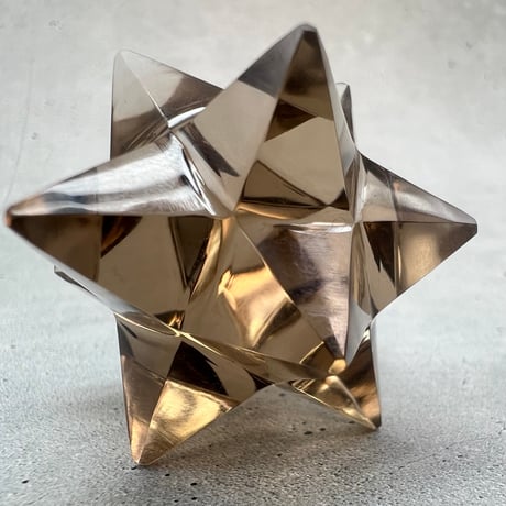 【ガウリシャンカール産】天然ヒマラヤスモーキークォーツ アステロイド③/Gaurishankar HimalayanSmoky Quartz "Asteroid"Super Markaba Star
