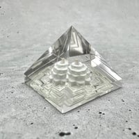 【ガネッシュヒマール産】天然ヒマラヤ水晶ピラミッド "シュリヤントラ"/Ganesh Himal Himalayan Quartz Pyramid " Shri Yantra"