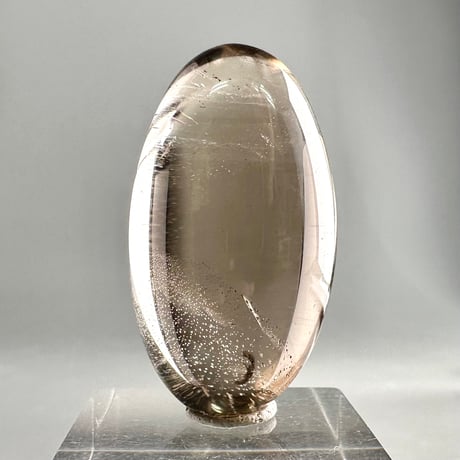 【ガウリシャンカール産】天然ヒマラヤ水晶スモーキークォーツ シヴァリンガム/GauriShankar Himalayan Smoky Quartz ShivaLingam