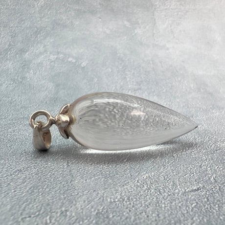 【ガウリシャンカール産】天然ヒマラヤスモーキークォーツ"手磨き加工"ペンダント/ペンデュラム/Gauri Shankar Himalayan Smoky Quartz pendant Pendulum
