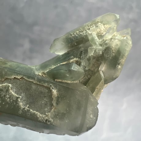 【マナスル産】クローライトイン天然ヒマラヤ水晶⑤/Manaslu Chlorite in Himalayan Quartz
