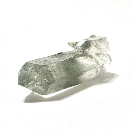 マナスル産クローライトインヒマラヤ水晶ポイント/Manaslu Chlorite in Himalayan Quartz Point
