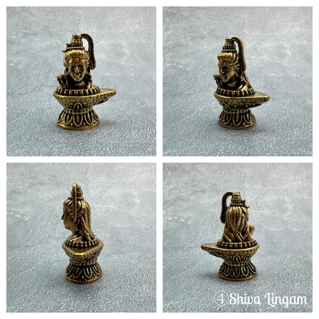 ミニ仏像【C】Mini Statue"Ganesha/Shiva Lingam"